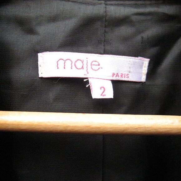 Maje Double Breasted Trench Jacket - Picture 7 of 9